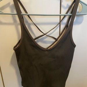 Size S Vuori Rib Crop Tank